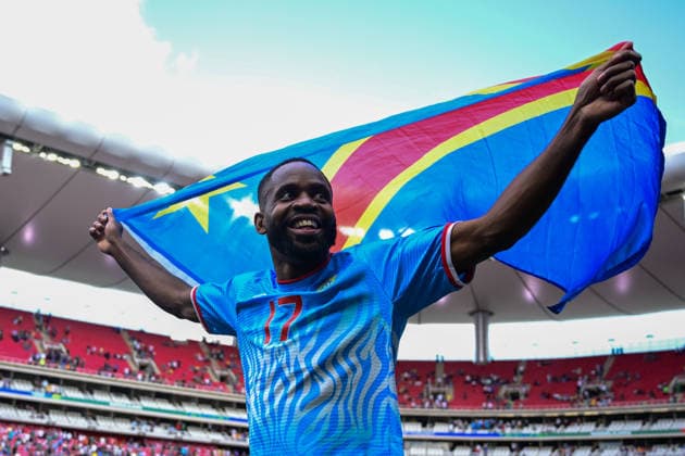 DR CONGO VS JAMAICA - FIFA World Cup, WM, Weltmeisterschaft, Fussball 2026 PLAY-OFF TOURNAMENT - MARCH 31, 2026 ZAPOPAN, JALISCO, MEXICO. March 31st: Cedric Bakambu 17 of Congo DR celebrates qualifying for the FIFA World Cup 2026during the FIFA World Cup 2026 play-off tournament match between DR Congo and Jamaica, held at Akron Stadium in Zapopan, Jalisco, Mexico. (PHOTO BY SANDRA BAUTISTA IMAGO IMAGES STRAFFON IMAGES MANDATORY CREDIT EDITORIAL USE Copyright: xSANDRAxBAUTISTAx