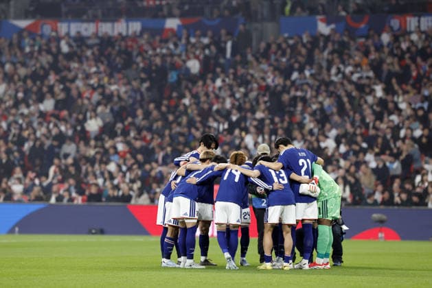Japan team group, Mannschaftsbild, Totale March 31, 2026 - Football Soccer : International Friendly, Länderspiel, Nationalmannschaft match between England 0-1 Japan at Wembley Stadium, in London, England. Noxthirdxpartyxsales  aflo_325568115