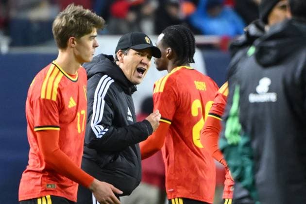 Mexico v Belgium - FIFA World Cup, WM, Weltmeisterschaft, Fussball Stage CHICAGO, UNITED STATES - MARCH 31 : Garcia Rudi head coach of Belgium during the friendly game between Mexico and Belgium as part of a pre-World Cup 2026 training camp on March 31, 2026 in Chicago, United States, 31 03 2026 Chicago United States  Copyright: xVincentxKalutx