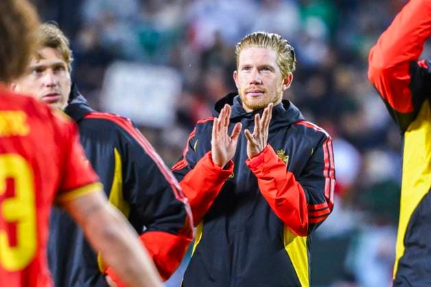 Mexico v Belgium - FIFA World Cup, WM, Weltmeisterschaft, Fussball Stage CHICAGO, UNITED STATES - MARCH 31 : De Bruyne Kevin midfielder of Belgium after the game during the friendly game between Mexico and Belgium as part of a pre-World Cup 2026 training camp on March 31, 2026 in Chicago, United States, 31 03 2026 Chicago United States  Copyright: xVincentxKalutx
