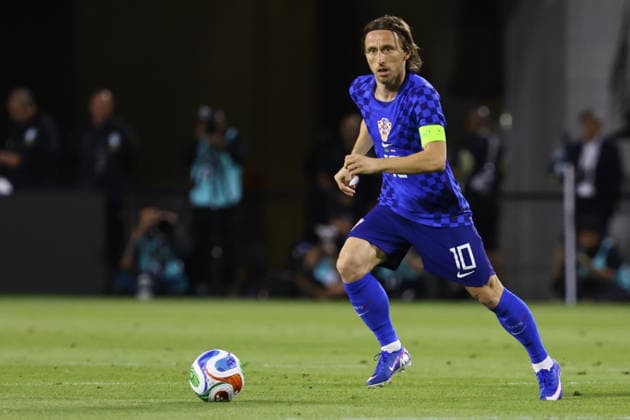 Brazil vs Croatia International Friendly, Länderspiel, Nationalmannschaft Orlando, United States of America, March 31 , 2026, Brazil vs Croatia International Friendly, at the Camping World Stadium, Luka Modric, playing from Croatia, photography by @odysseyimg @guelbergoes Orlando United States of America