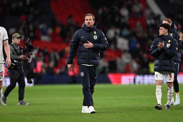 England v Japan, Friendly Harry Kane on the pitch at full time after the 0-1 loss during the Friendly match between England and Japan at Wembley Stadium, London, UK on 31 March 2026. London Wembley Stadium Greater London UK Editorial use only , Copyright: xGrahamxHuntx PSI-23978-0297