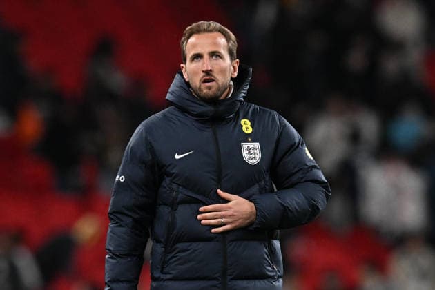 England v Japan, Friendly Harry Kane on the pitch at full time after the 0-1 loss during the Friendly match between England and Japan at Wembley Stadium, London, UK on 31 March 2026. London Wembley Stadium Greater London UK Editorial use only , Copyright: xGrahamxHuntx PSI-23978-0298