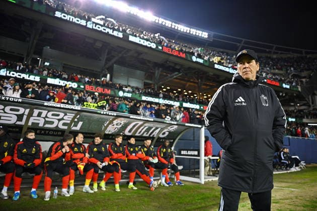 Fußball, Länderspiel, Mexiko - Belgien Soccer International Friendly, Länderspiel, Nationalmannschaft - Mexico vs Belgium Belgium head coach Rudi Garcia stands by the sidelines during the international friendly soccer match between Mexico and Belgium at Soldier Field in Chicago, Illinois, USA, 31 March 2026. Chicago Illinois United States  Copyright: xVICTORxHILITSKIx