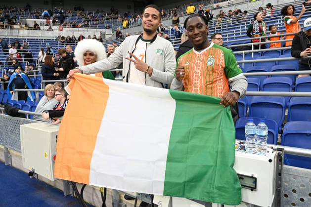 Ivory Coast play against Scotland in an International Friendly, Länderspiel, Nationalmannschaft at Hill Dickinson Stadium in Liverpool ahead of the 2026 World Cup Featuring: Atmosphere Where: Liverpool, United Kingdom When: 31 Mar 2026 Credit: Graham Finney Cover Images EDITORIAL USE ONLY. NOT FOR USE BY NEWSPAPERS BASED IN THE UK. Copyright: xx coverimg55593367