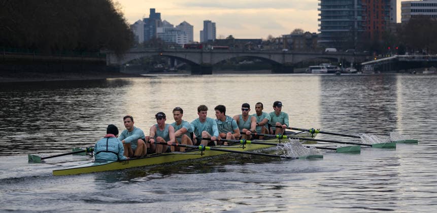 The Boat Race Media Day Cambridge Men in training for the 2026 CHANEL J12 Boat Race on Media Day at London Rowing Club, London 01 04 2026 UK Newspapers OUT Copyright: xGraemexWilcocksonx FIL-23215-0035