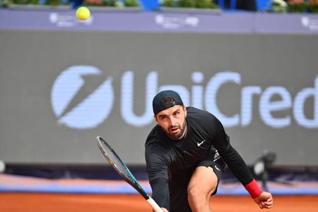 Tiriac Open, ROMANIA - April 01 Sriram Balaji of India and Neil Oberleitner of Austria play against Alexandru Jecan and Bogdan Pavel of Romania during the Tiriac Open double game, on April 01th 2026, in Bucharest, Romania. Alex Nicodim Image Images Copyright: xAlexxNicodimx