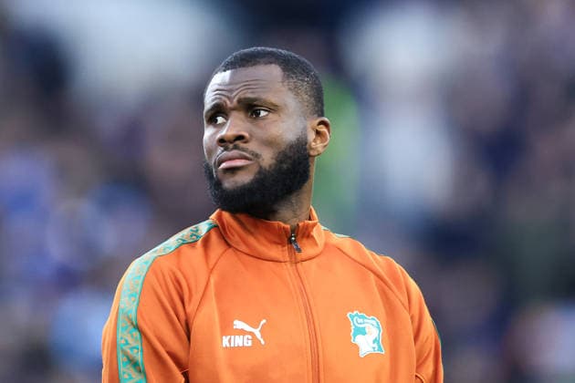 Liverpool, England, 31st March 2026. Franck Kessie of CÃ te d Ivoire prior to the CÃ te d Ivoire vs Scotland International Friendly, Länderspiel, Nationalmannschaft match at Hill Dickinson Stadium, Liverpool. Picture credit should read: Jessica Hornby Sportimage EDITORIAL USE ONLY. No use with unauthorised audio, video, data, fixture lists, club league logos or live services. Online in-match use limited to 120 images, no video emulation. No use in betting, games or single club league player publications. SPI_191_JH_C__TE_DIVOIRE_SCOTLAND SPI-4656-0191