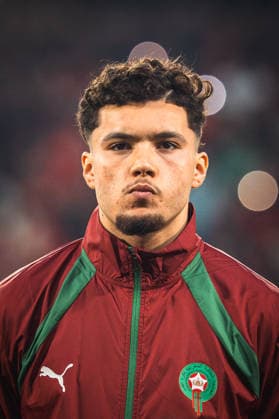 FOOTBALL - FRIENDLY GAME - MOROCCO v PARAGUAY Samir El Mourabet of Morocco portrait prior to the Friendly football match between Morocco and Paraguay on 31 March 2026 at Stade Bollaert-Delelis in Lens, France Lens France