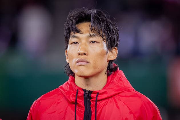 AUSTRIA - SOUTH KOREA Kim Seung Gyu of South Korea and FC Tokyo during the friendly football match ahead of FIFA World Cup, WM, Weltmeisterschaft, Fussball 2026 WM, Weltmeisterschaft, Fussball WM, Weltmeisterschaft, Fussball between Austria and South Korea Republic, matchday 12. Ernst Happel Stadium, Stadion, Vienna, Austria, March 31, 2026. Photo by Branislav Racko Copyright: xx aut_kor0076
