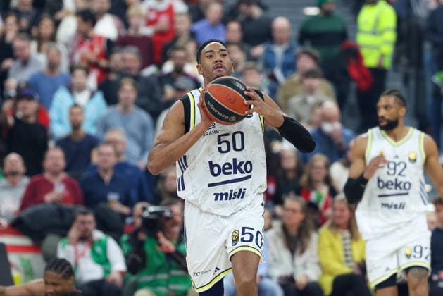 Bonzie Colson (Fenerbahce Beko Istanbul, 50), GER, FC Bayern Basketball vs. Fenerbahce Beko Istanbul, Basketball, Euroleague, 35. Spieltag, Saison 2025 2026, 01.04.2026, GER, FC Bayern Basketball vs. Fenerbahce Beko Istanbul, Basketball, Euroleague, 35. Spieltag, Saison 2025 2026, 01.04.2026 Muenchen Copyright: xEibner-Pressefoto JennixMaulx EP_JML