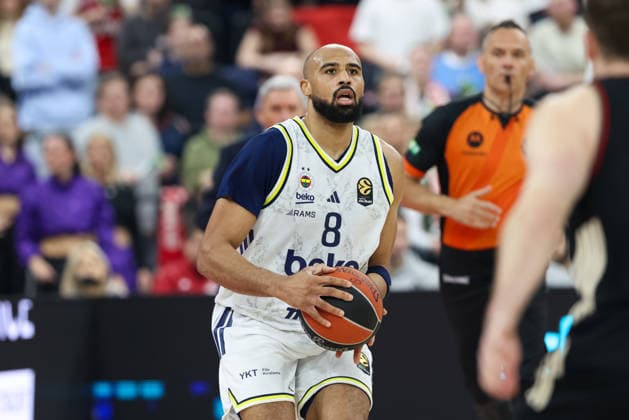 Talen Horton Tucker (Fenerbahce Beko Istanbul, 08), GER, FC Bayern Basketball vs. Fenerbahce Beko Istanbul, Basketball, Euroleague, 35. Spieltag, Saison 2025 2026, 01.04.2026, GER, FC Bayern Basketball vs. Fenerbahce Beko Istanbul, Basketball, Euroleague, 35. Spieltag, Saison 2025 2026, 01.04.2026 Muenchen Copyright: xEibner-Pressefoto JennixMaulx EP_JML