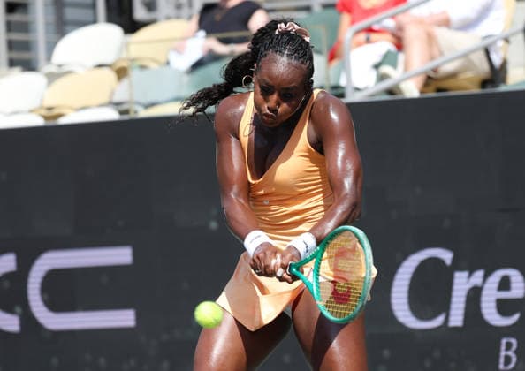 April 1, 2026, Charleston, South Carolina, USA: ALYCIA PARKS of USA during the match against I. Jovic of USA in second round of tennis tournament WTA, Tennis Damen 500 Charleston Open. Alycia Parks lost 3:6, 2:6. Charleston USA - ZUMAc278 20260401_zsp_c278_013 Copyright: xMarcinxCholewinskix
