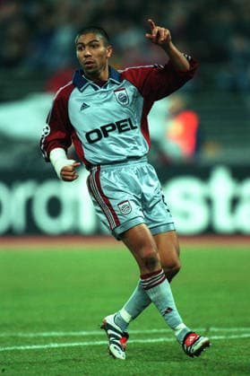 Bayern Munich V Kaiserslautern, Champions League Quarter-Finals 1st Leg Giovane Elber of Bayern Munich shouting during the Champions League Quarter-Finals 1st Leg match between Bayern Munich and Kaiserslautern at Olympiastadion on March 3, 1999 in Munich, Germany. Munich Olympiastadion Germany Germany Copyright: xAllstarxPicturexLibraryxLtdx