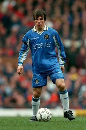 Manchester United, ManU V Chelsea, FA Cup Quarter-Final Gianfranco Zola of Chelsea on the ball during the FA Cup Quarter-Final match between Manchester United and Chelsea at Old Trafford on March 7, 1999 in Manchester, England. Manchester Old Trafford England United Kingdom Copyright: xAllstarxPicturexLibraryxLtdx