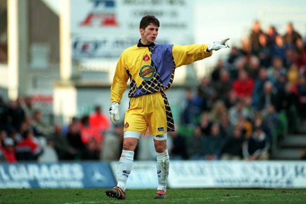 Grimsby Town V Sunderland, League Division One Andy Marriott of Sunderland shouting during the League Division One match between Grimsby Town and Sunderland at Blundell Park on March 13, 1999 in Grimsby, England. Grimsby Blundell Park England United Kingdom Copyright: xAllstarxPicturexLibraryxLtdx