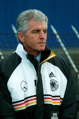 Northern Ireland V Germany, UEFA European Championship, EM, Europameisterschaft Group 3 Erich Rebbick, German Football Manager portrait before the UEFA European Championship Group 3 match between Northern Ireland and Germany at Windsor Park on March 27, 1999 in Belfast, Northern Ireland. Belfast Windsor Park Northern Ireland United Kingdom Copyright: xAllstarxPicturexLibraryxLtdx