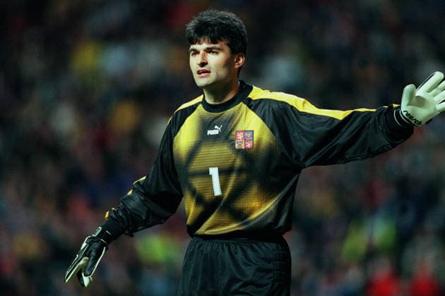 Scotland V Czech Republic, UEFA European Championship, EM, Europameisterschaft Group 9 Pavel Srnicek of Czech Republic in action during the UEFA European Championship Group 9 match between Scotland and Czech Republic at Celtic Park on March 31, 1999 in Glasgow, Scotland. Glasgow Celtic Park Scotland United Kingdom Copyright: xAllstarxPicturexLibraryxLtdx