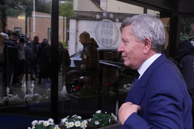 Ezio Simonelli during the meeting of FIGC members at the Rome s , Italy - Thursday April 2, 2026 - Soccer ( Photo by Alfredo Falcone LaPresse )  Copyright: xAlfredoxFalcone LaPressex