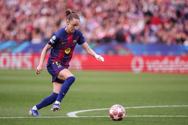 April 2, 2026, Barcelona, Barcelona, SPAIN: Caroline Graham Hansen of FC Barcelona, Barca in action during the UEFA WomenÃ¢â‚¬â ¢s Champions League 2025 26 Quarter-finals second Leg, football match played between FC Barcelona and Real Madrid CF at Spotify Camp Nou stadium on April 02, 2026 in Barcelona, Spain. FC Barcelona V Real Madrid CF - UEFA WomenÃ¢â‚¬â ¢S Champions League 2025 26 Quarter-Finals Second Leg  - ZUMAa181 20260402_zaa_a181_046 Copyright: xJavierxBorregox
