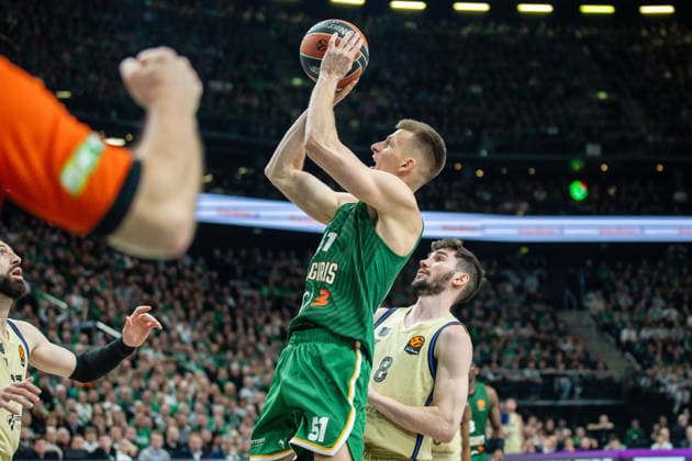 Eurolyga Žalgiris – Barcelona . 2026-04-22, Kaunas Copyright: xTeodorasxBiliÅ«nas BNSx
