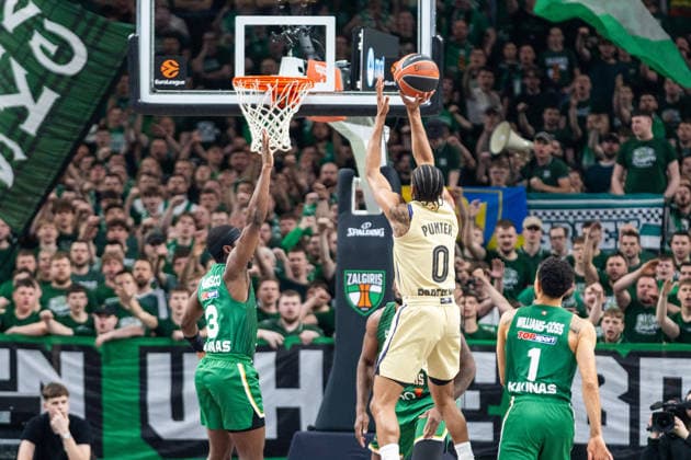 Eurolyga Žalgiris – Barcelona . 2026-04-22, Kaunas Copyright: xTeodorasxBiliÅ«nas BNSx