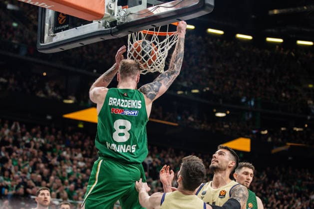 Eurolyga Žalgiris – Barcelona . 2026-04-22, Kaunas Copyright: xTeodorasxBiliÅ«nas BNSx