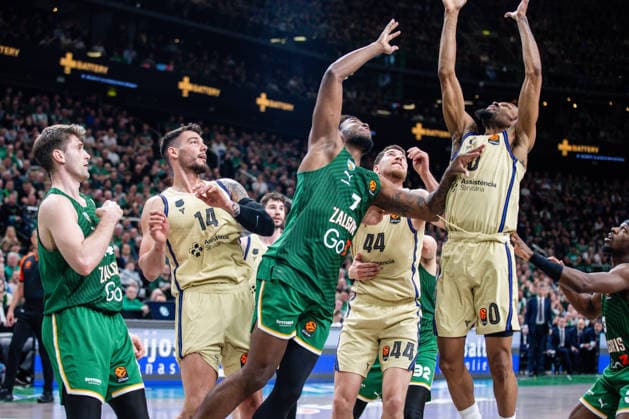 Eurolyga Žalgiris – Barcelona . 2026-04-22, Kaunas Copyright: xTeodorasxBiliÅ«nas BNSx