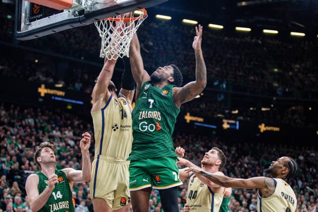 Eurolyga Žalgiris – Barcelona . 2026-04-22, Kaunas Copyright: xTeodorasxBiliÅ«nas BNSx
