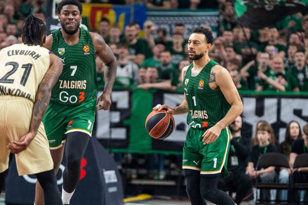 Eurolyga Žalgiris – Barcelona . 2026-04-22, Kaunas Copyright: xTeodorasxBiliÅ«nas BNSx