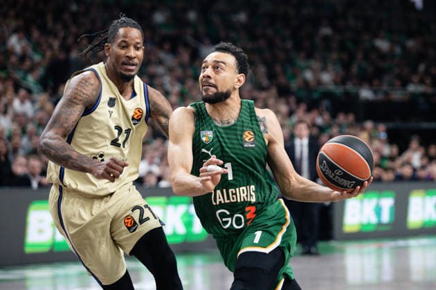Eurolyga Žalgiris – Barcelona . 2026-04-22, Kaunas Copyright: xTeodorasxBiliÅ«nas BNSx