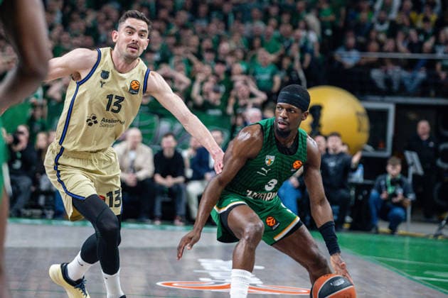 Eurolyga Žalgiris – Barcelona . 2026-04-22, Kaunas Copyright: xTeodorasxBiliÅ«nas BNSx