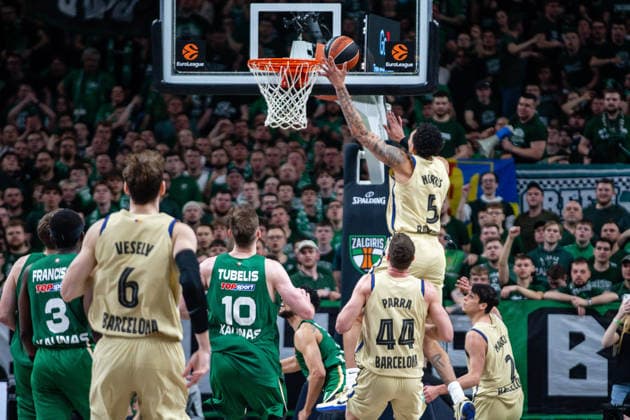 Eurolyga Žalgiris – Barcelona . 2026-04-22, Kaunas Copyright: xTeodorasxBiliÅ«nas BNSx