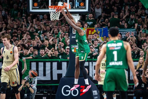 Eurolyga Žalgiris – Barcelona . 2026-04-22, Kaunas Copyright: xTeodorasxBiliÅ«nas BNSx