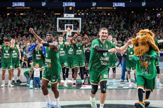 Eurolyga Žalgiris – Barcelona . 2026-04-22, Kaunas Copyright: xTeodorasxBiliÅ«nas BNSx