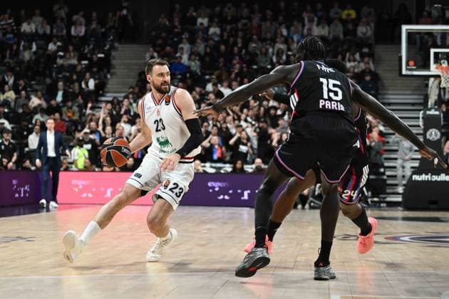 Marko Guduric Paris Basketball - EA7 Emporio Armani Olimpia Milano EuroLeague 2025-26 Parigi, 02 04 2026 Foto M.Ceretti Ciamillo-Castoria Parigi  Copyright: xMassimoxCerettix