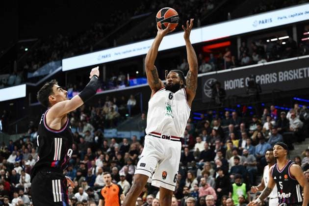 Devin Booker Paris Basketball - EA7 Emporio Armani Olimpia Milano EuroLeague 2025-26 Parigi, 02 04 2026 Foto M.Ceretti Ciamillo-Castoria Parigi  Copyright: xMassimoxCerettix