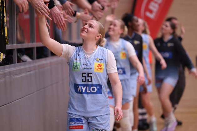 02.04.2026, Basketball, Frauen, Saison 2025 2026, Toyota Damen Basketball Bundesliga, Playoffs, Saarlouis Royals - Basketball-Club Marburg e.V., Jessika Schiffer (Saarlouis Royals) Saarlouis Stadtgartenhalle Saarland Deutschland (DEU) Copyright: xSebastianxBachx