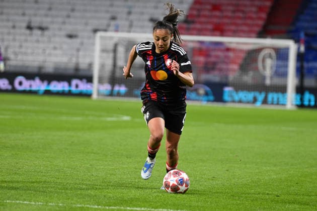 Football : OL Lyonnes vs Wolfsburg- UEFA Women s Champions League - 02 04 2026 Selma BACHA of OL Lyonnes during the second leg of the UEFA Women s Champions League 2025 26 quarter-final between VfL Wolfsburg and OL Lyonnes at Groupama Stadium Decines Charpieu Lyon on April 02 2026 , France LYONFrance  Copyright: xMouradxAllilix