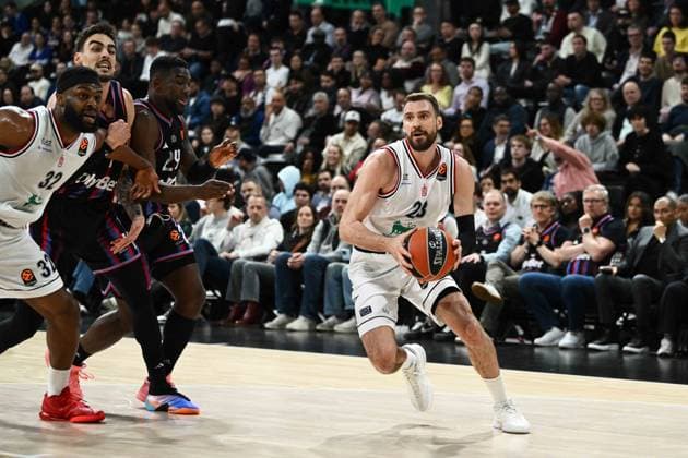 Marko Guduric Paris Basketball - EA7 Emporio Armani Olimpia Milano EuroLeague 2025-26 Parigi, 02 04 2026 Foto M.Ceretti Ciamillo-Castoria Parigi  Copyright: xMassimoxCerettix
