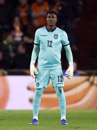 EINDHOVEN - Ecuador goalkeeper David Cabezas during the friendly international match, Länderspiel, Nationalmannschaft between the Netherlands and Ecuador at the Philips Stadium on March 31, 2026, in Eindhoven, the Netherlands. MAURICE VAN STEEN ANP International Friendly, Länderspiel, Nationalmannschaft 2025-2026 xVIxANPxSportx xMauricexvanxSteenxIVx 554939553 originalFilename: 554939553.jpg
