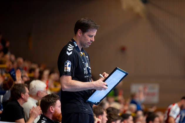 Mark Bult (Trainer, HSG Nordhorn-Lingen). VfL Luebeck-Schwartau vs. HSG Nordhorn-Lingen, Handball, 2. Bundesliga, 02.04.26 Luebeck Schleswig-Holstein Germany Copyright: xAgentur54GradÂ°x xFelixxKoenigx
