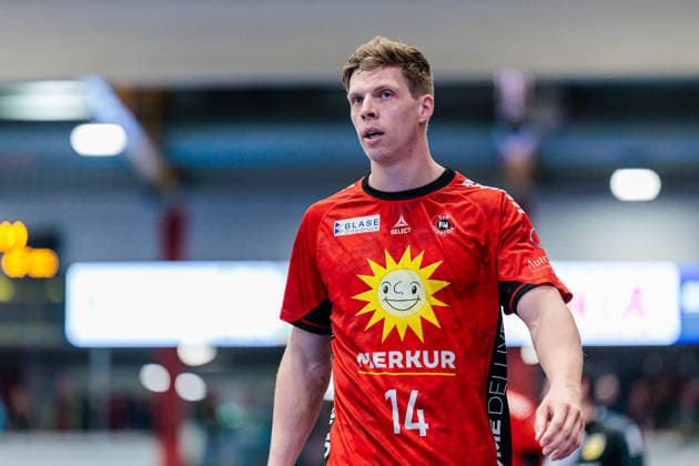 Alexander Schulze (TuS N-Luebbecke, 14) GER, TuS N-Luebbecke vs. HSC 2000 Coburg, Handball, 2. Bundesliga, 26. Spieltag, Spielzeit 2025 2026, 02.04.2026 GER, TuS N-Luebbecke vs. HSC 2000 Coburg, Handball, 2. Bundesliga, 26. Spieltag, Spielzeit 2025 2026, 02.04.2026 Luebbecke Copyright: xEibner-Pressefoto JanxRollingerx EP_JSK