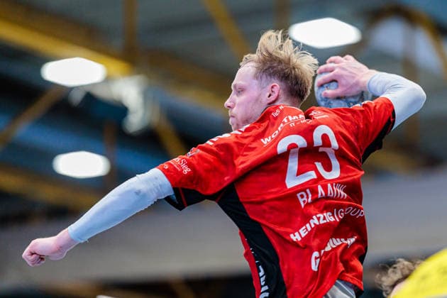 Niko Blaauw (TuS N-Luebbecke, 23) GER, TuS N-Luebbecke vs. HSC 2000 Coburg, Handball, 2. Bundesliga, 26. Spieltag, Spielzeit 2025 2026, 02.04.2026 GER, TuS N-Luebbecke vs. HSC 2000 Coburg, Handball, 2. Bundesliga, 26. Spieltag, Spielzeit 2025 2026, 02.04.2026 Luebbecke Copyright: xEibner-Pressefoto JanxRollingerx EP_JSK