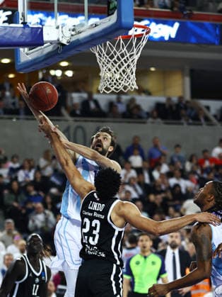 Turk Telekom v Cosea JL - BKT EuroCup ANKARA, TURKIYE - APRIL 3: Ricardo Lindo (23) of Cosea JL in action during the BKT EuroCup semifinal second leg match between Turk Telekom and Cosea JL at Ankara Arena, in Ankara, Turkiye on April 3, 2026. Mustafa Murat Kaynak Anadolu Ankara Turkey. Editorial use only. Please get in touch for any other usage.  Copyright: x2026xAnadoluxMustafaxMuratxKaynakx