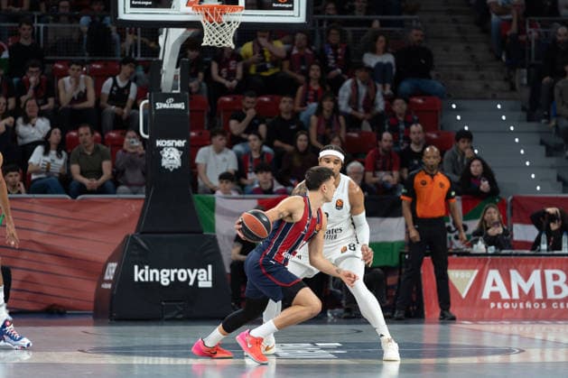 ESP: Kosner Baskonia v Real Madrid Euroleague of Real Madrid during the Euroleague match, between Kosner Baskonia and Real Madrid played at Buesa Arena Stadium on April 3, 2026 in Vitoria Spain Vitoria Pais Vasco Spain Basketball Copyright: xMiguelxGarciax xAgenciaxLOFx