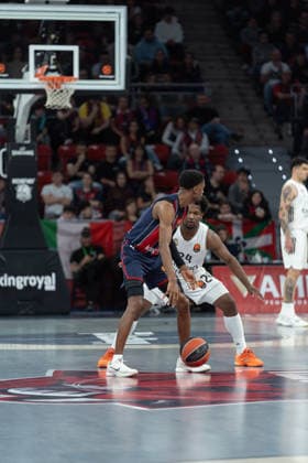 ESP: Kosner Baskonia v Real Madrid Euroleague Andres Feliz of Real Madrid during the Euroleague match, between Kosner Baskonia and Real Madrid played at Buesa Arena Stadium on April 3, 2026 in Vitoria Spain Vitoria Pais Vasco Spain Basketball Copyright: xMiguelxGarciax xAgenciaxLOFx