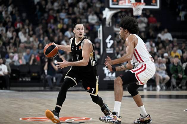 Asvel Villeurbanne - Olympiacos Piraeus PHOTOPQR LE PROGRES Joël PHILIPPON - Décines-Charpieu 03 04 2026 - Asvel Villeurbanne-Olympiacos Piraeus. 3 avril 2026 -Thomas Heurtel. Asvel Villeurbanne-Olympiacos Piraeus Décines-Charpieu Rhône Rhône-Alpes France  Copyright: xPHOTOPQR LExPROGRES MAXPPPxJoëlxPHILIPPONx 20260403LPL9590 20260403LPL9590