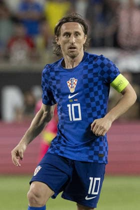 ORLANDO, FLORIDA - MARCH 31: Luka Modric of Croatia during the International Friendly, Länderspiel, Nationalmannschaft match between Brazil and Croatia at Camping World Stadium on March 31, 2026 in Orlando, Florida. (Photo by Richard Callis Sports Press Photo)  Copyright: xRichardxCallis SportsxPressxPhotox Sportspressphoto_SPR124198