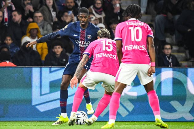 FOOTBALL : Paris Saint Germain vs Toulouse FC - Ligue 1 - JournÃ e 28 - 03 04 2026 Ousmane Dembele (Paris SG) ParisFrance  Copyright: xBaptistexAutissierx
